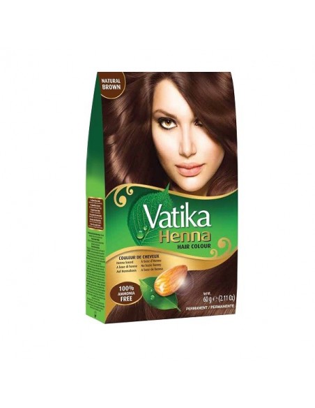 DABUR VATIKA HENNA HAIR COLOUR NATURAL BROWN